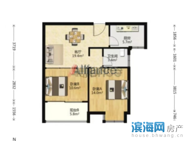 文花苑丨新建滨中学区丨送轿车位丨小面积低总价丨满2年
